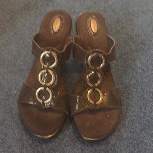Dr Scholls black sandals